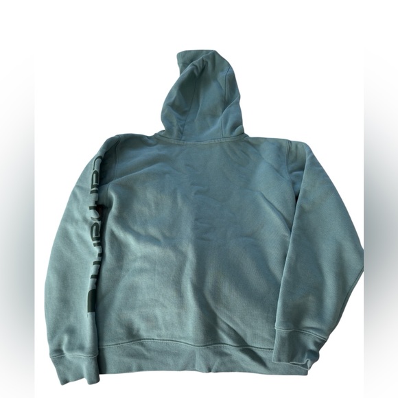 Carhartt green hoodie. (Big kids) - Picture 5 of 10